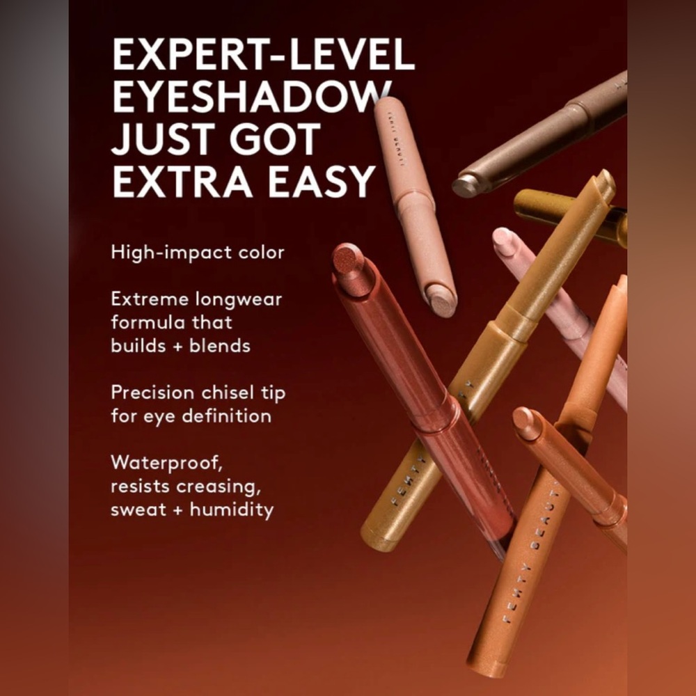 🎉HP🎊Fenty Beauty Shadowstix Longwear Eyeshadow Stick -candy rapper - Picture 4 of 6